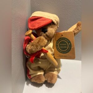 Retired Boyds Bear w/tag 1980s-90 Homer Yogi Baseball Vintage plush Collectable